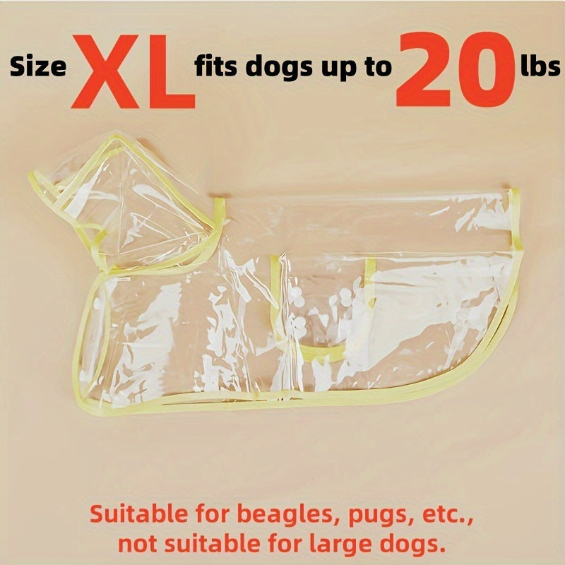Pet Raincoat - Waterproof Dog & Cat Jacket Small