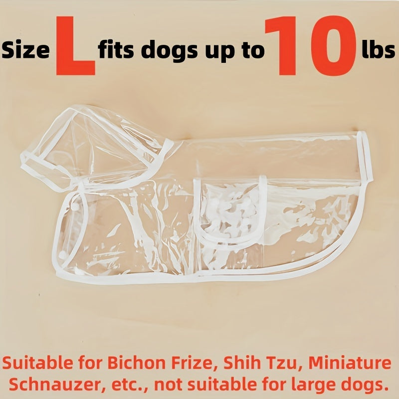 Pet Raincoat - Waterproof Dog & Cat Jacket Small