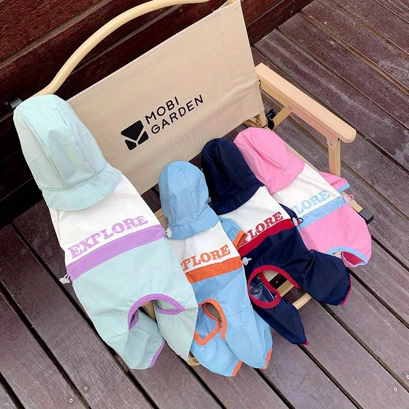 Dog Raincoat - Waterproof Lightweight Coat