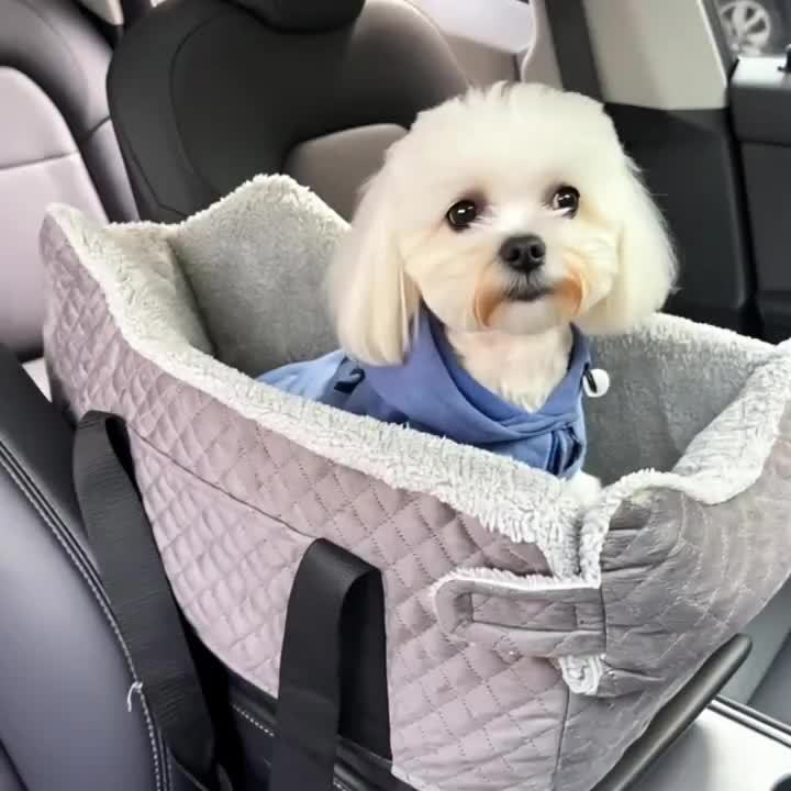 Dog Car Seat Booster - Washable Compact Pet Accessory