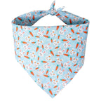 Easter Dog Bandana - 24.8x11 Inch Carrot Bunny Design
