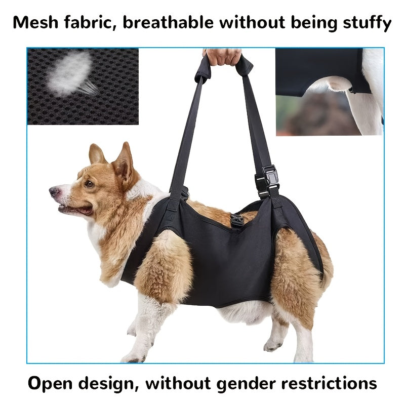 Dog Support Harness for Elderly Disabled Pets - Adjustable Comfort