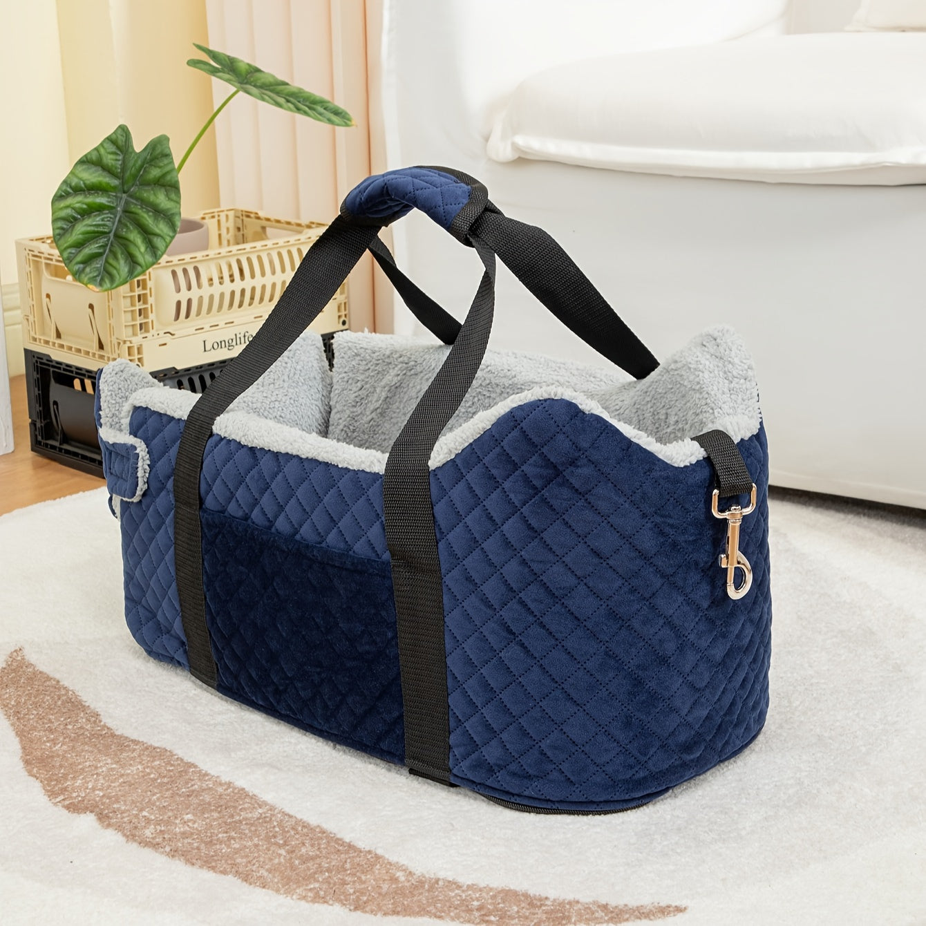 Dog Car Seat Booster - Washable Compact Pet Accessory