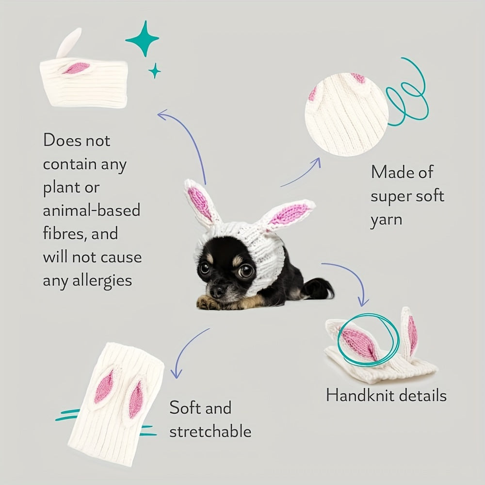 Easter Pet Costumes - Bunny Hats for Cats Dogs