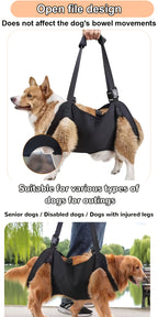 Dog Support Harness for Elderly Disabled Pets - Adjustable Comfort