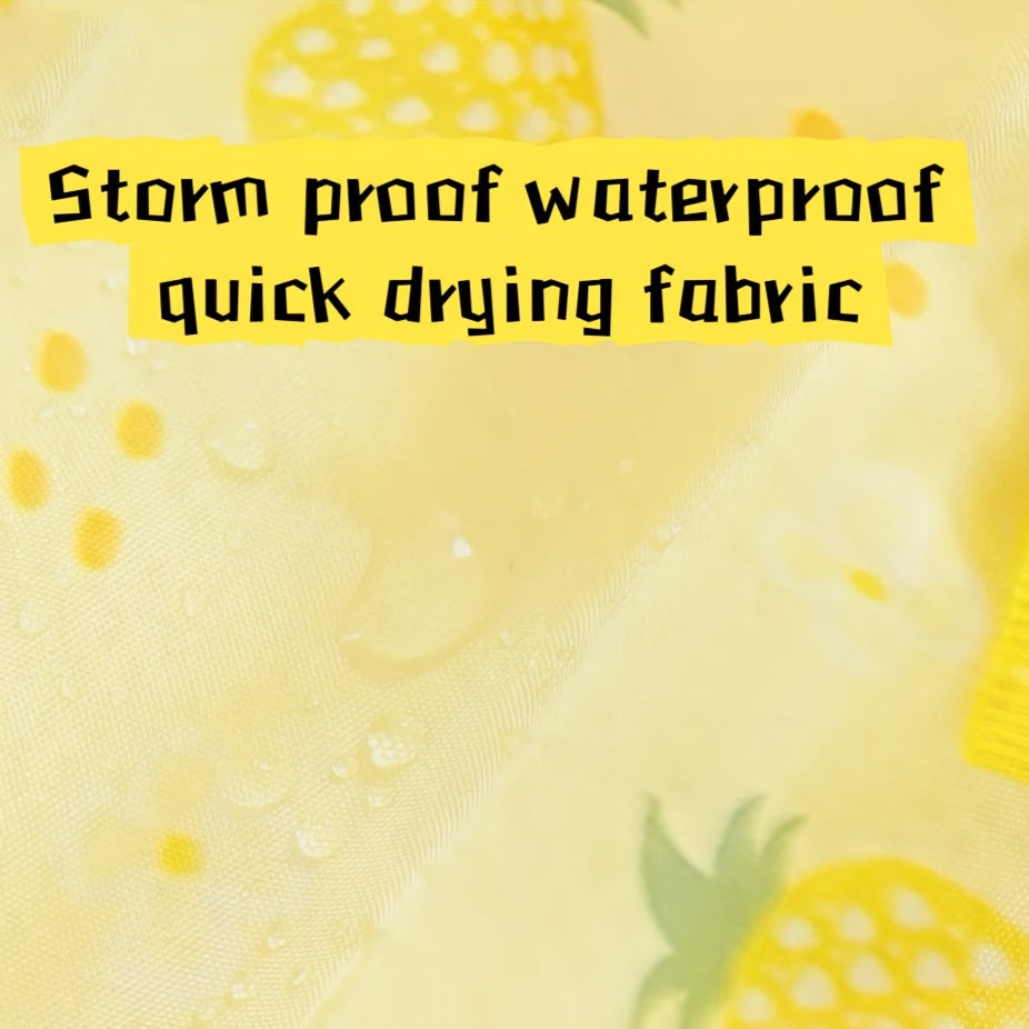 Dog Raincoat - Windproof Pet Rain Jacket with Reflective Strips