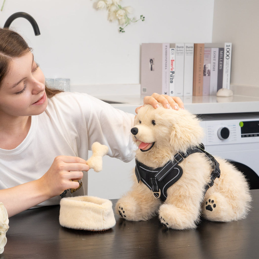 Golden Retriever Plush – Weighted Emotional Support Toy Gift
