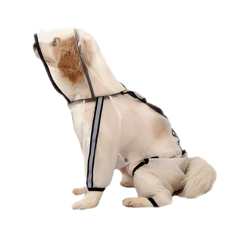 Dog Raincoat - Waterproof Dog Jacket Dog Rain Jacket