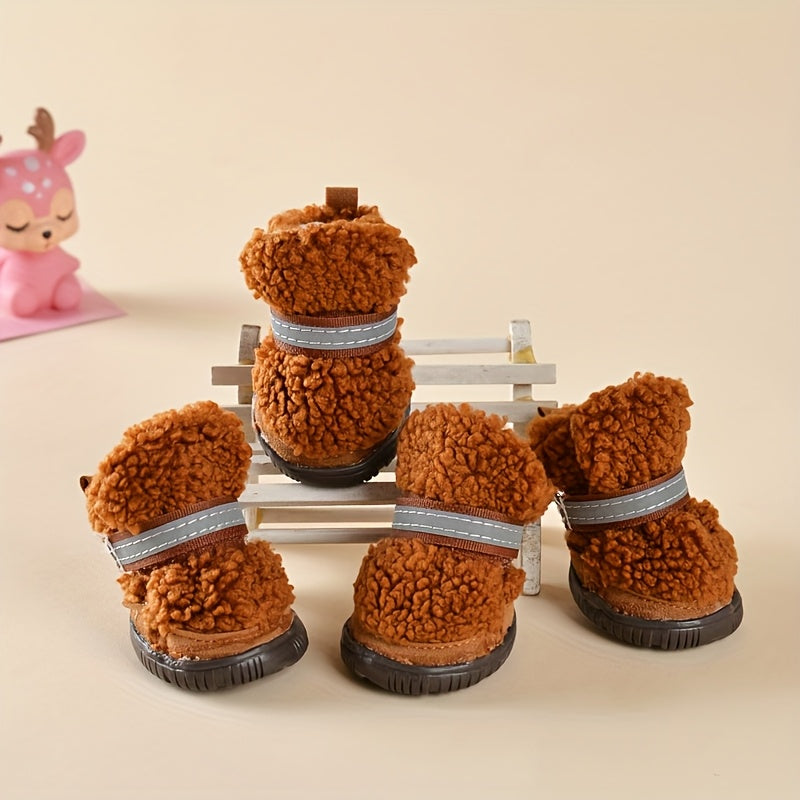 Dog Snow Boots - Non Slip Soles Extra Large