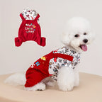 Christmas Dog Overalls - Warm German One-Piece Pants