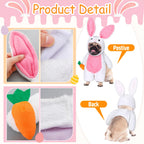 Easter Bunny Costume for Dogs & Cats - Funny Fluffy Outfit
