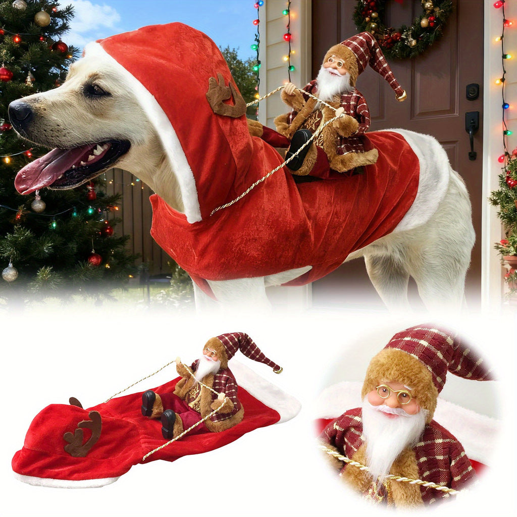 Dog Costume - Polyester Festive Outfit S/M/L
