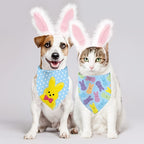 Easter Dog Bandanas - Colorful Bunny Pet Scarf