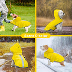 Dog Raincoat - Waterproof Reflective Coat
