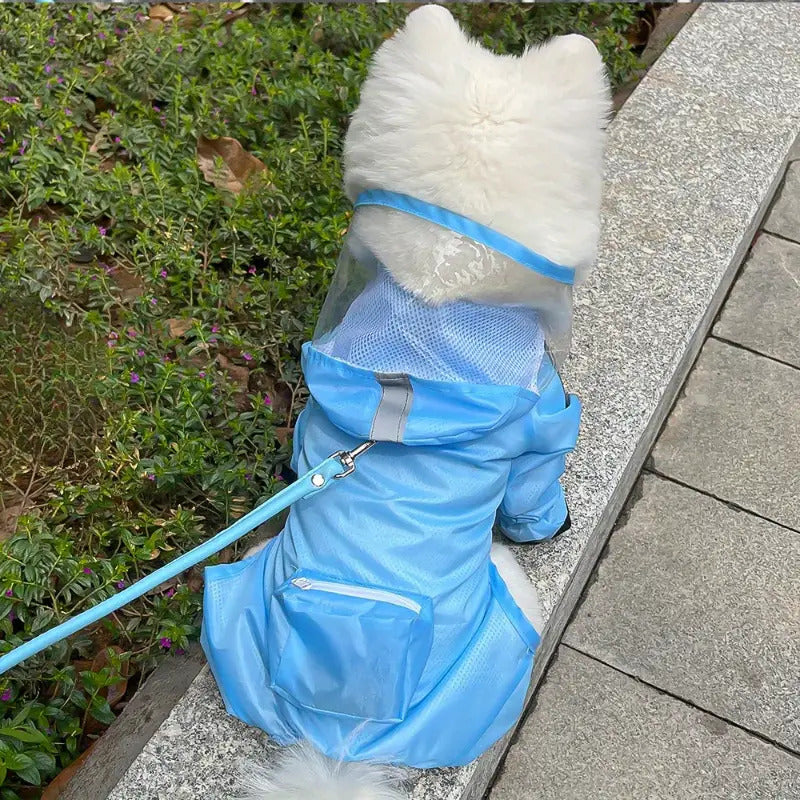Dog Raincoat with Boots - Waterproof Puppy Rainwear