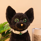 Devon Rex Cat Plush – Handmade Gift for Cat Lovers
