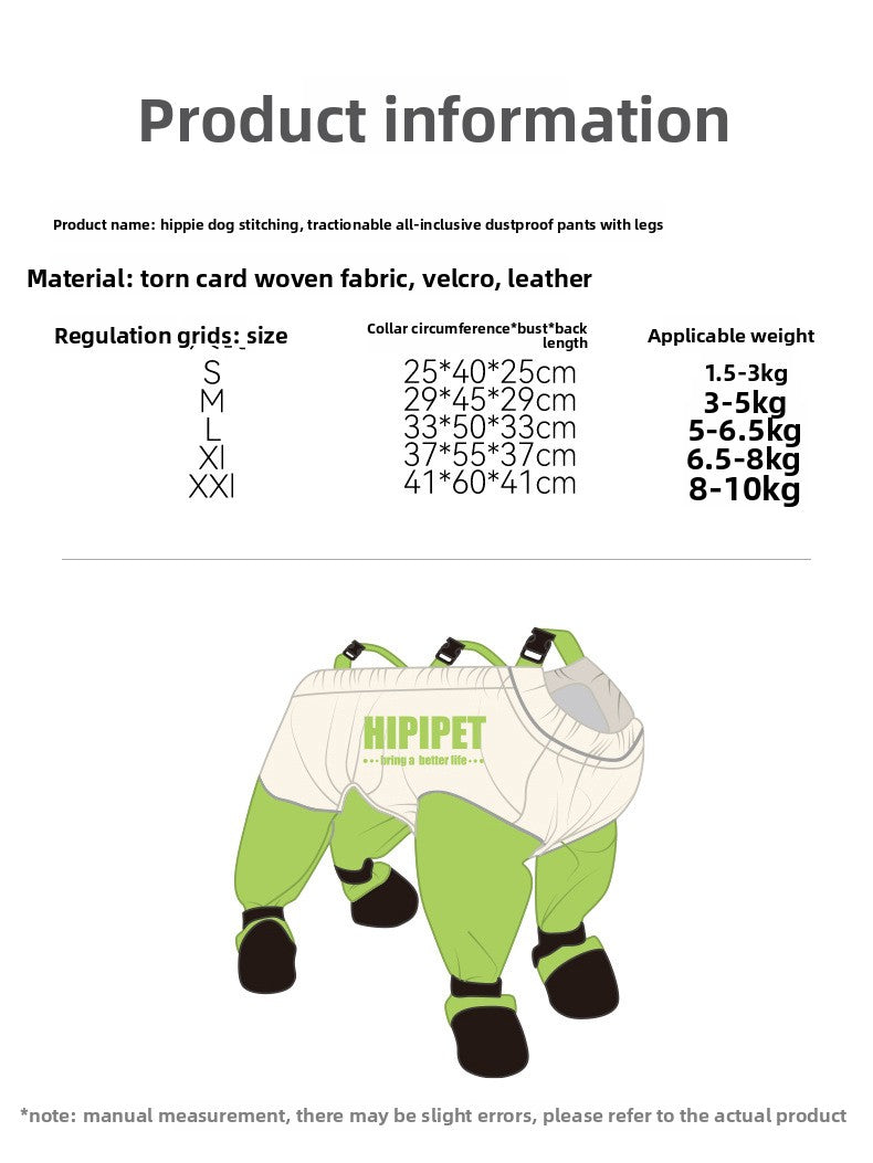 Waterproof Dog Pants - Full Coverage Small - PawPro