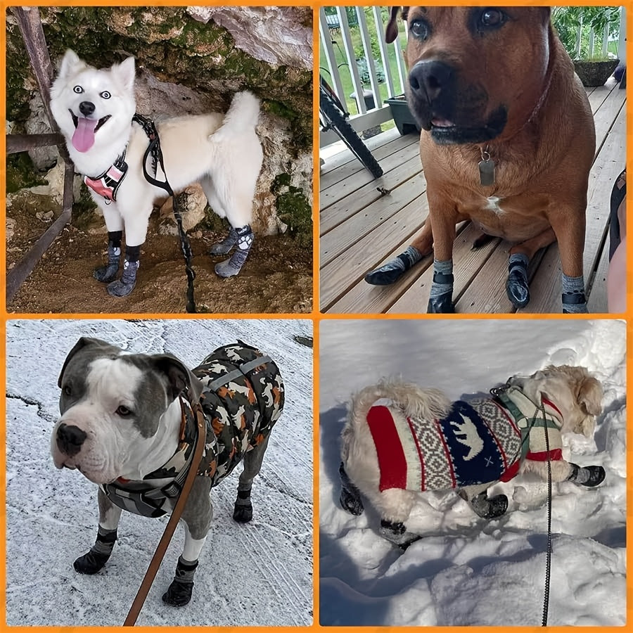 Dog Socks - Waterproof Anti-Slip Pet Footwear Protection