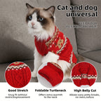 Dog Sweater - Dog Christmas Sweater Winter Dog Clothes