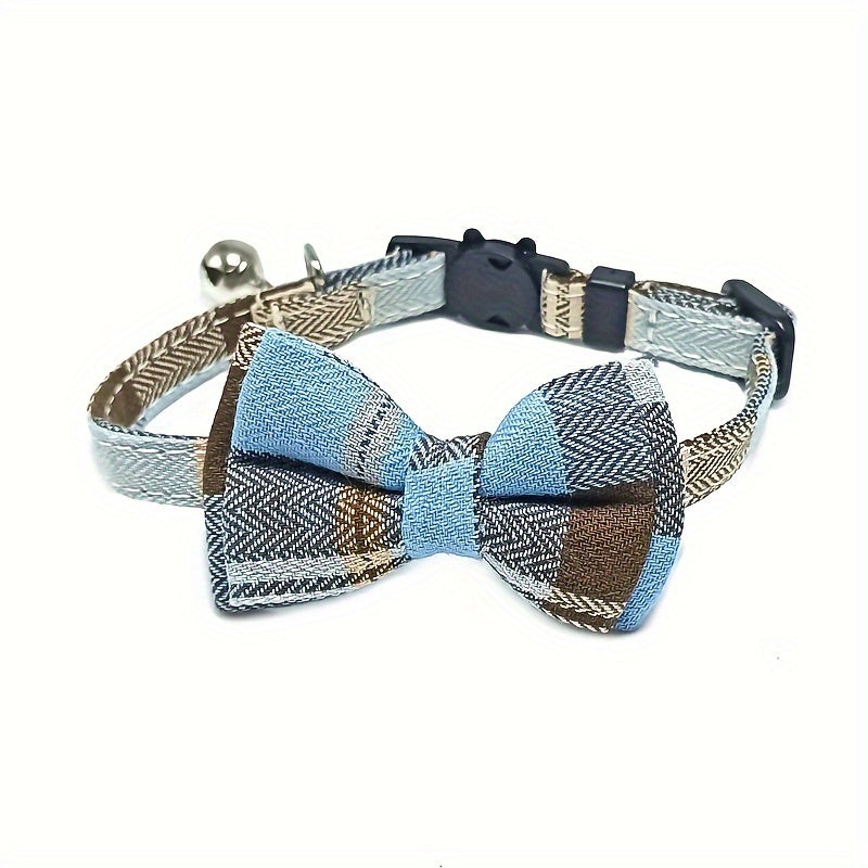 Adjustable Bow Tie Cat Collar – Stylish & Comfortable Breakaway Design