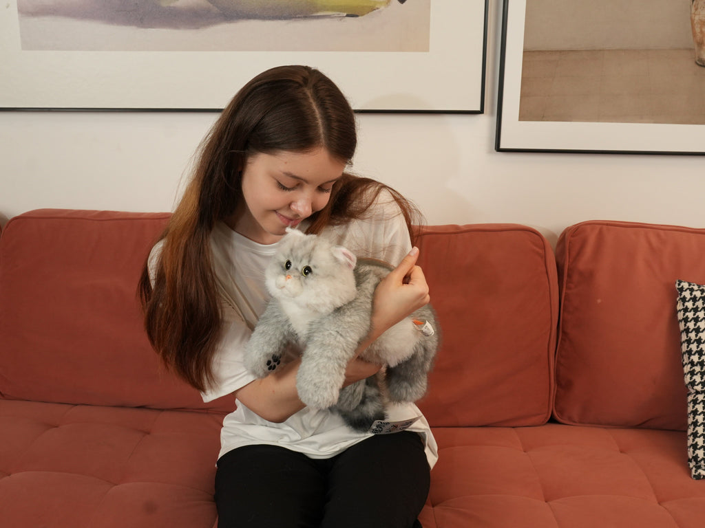 Silver British Shorthair Cat Plush