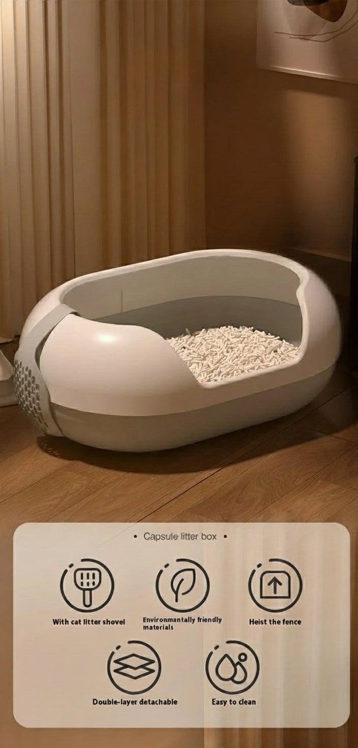 Cat Litter Box - Large Hooded Easy Clean