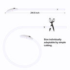 USB Rechargeable LED Glowing Dog Collar – Adjustable Night Safety