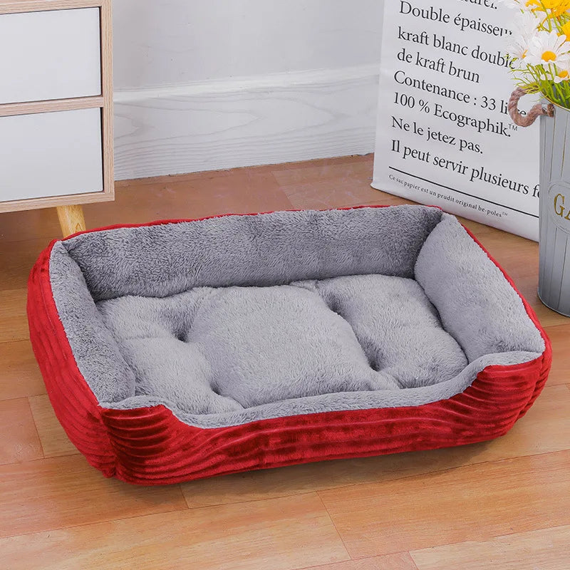 Color Square Winter Warm Pet Bed – Dog & Cat House