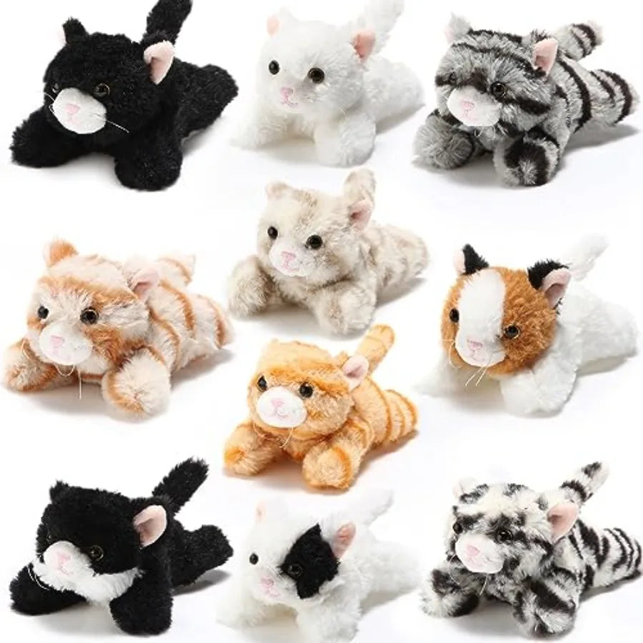 Cat Stuffed Animals - Soft Fluffy Cat Plush Toys