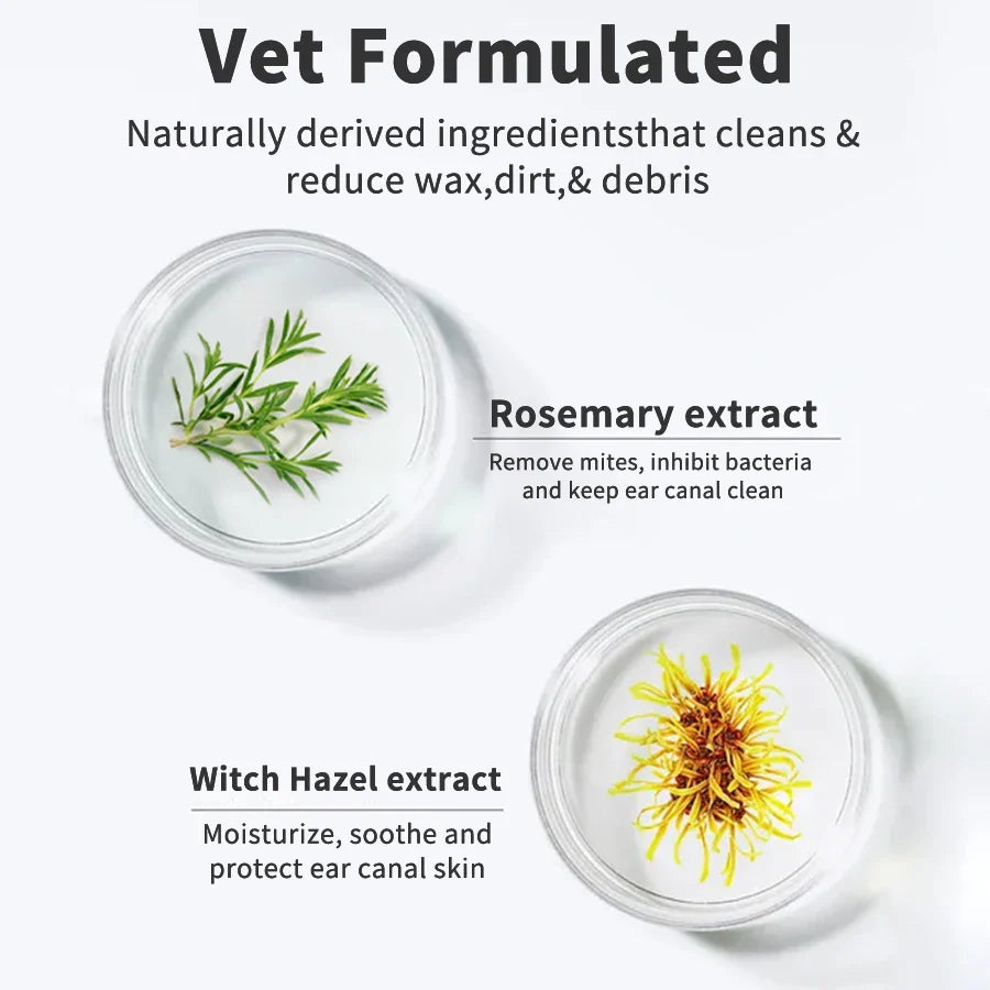 Pet Ear Wipes for Dogs & Cats – Easy Otic Cleaning
