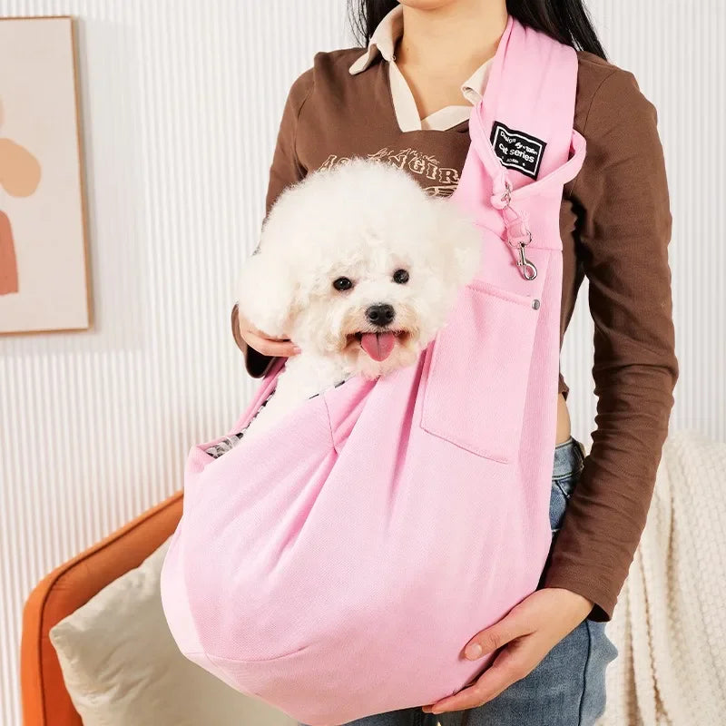 Comfortable Pet Sling Carrier Bag for Cats & Small Dogs
