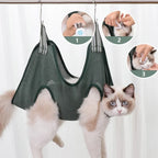 Pet Grooming Hammock for Dogs & Cats – Bath & Nail Cutting Restraint Bag