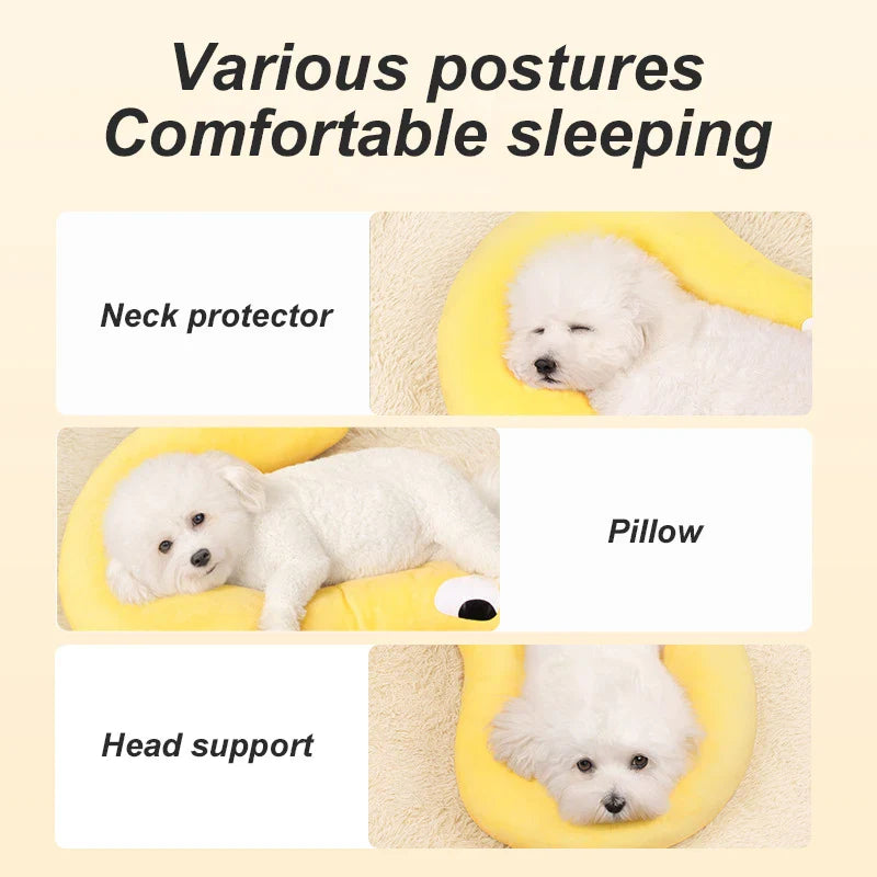 Pet U-Shaped Neck Pillow for Dogs & Cats