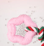 Easter Dog Chew Toys - Cotton Rope Toy with Heart Design