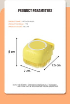 Pet Bathing Brush – Soft Silicone Massage Tool