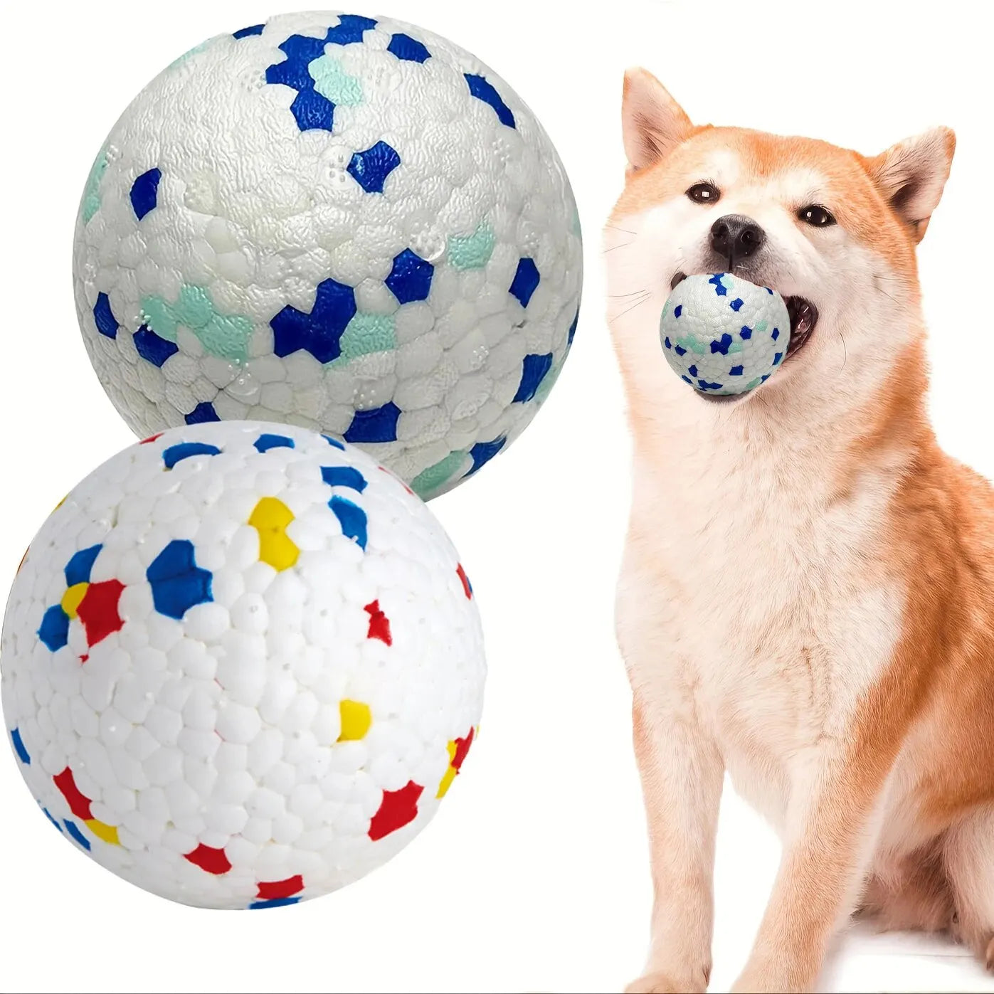 Durable Chew Ball Dog Toy – Interactive Teeth Cleaning Ball