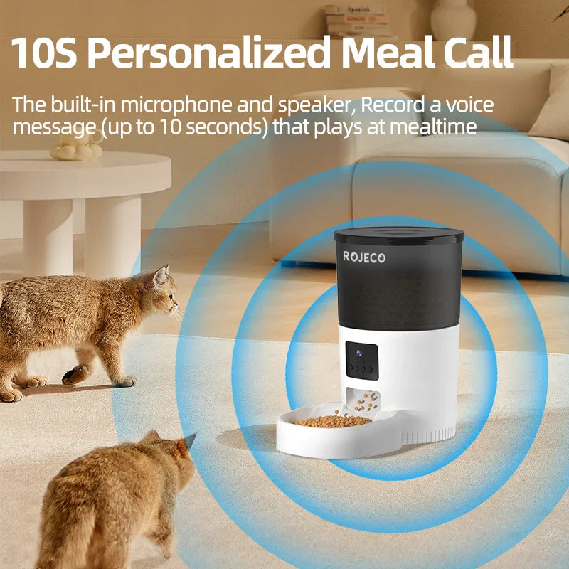 Auto Cat Feeder with Camera – App-Controlled Pet Dispenser