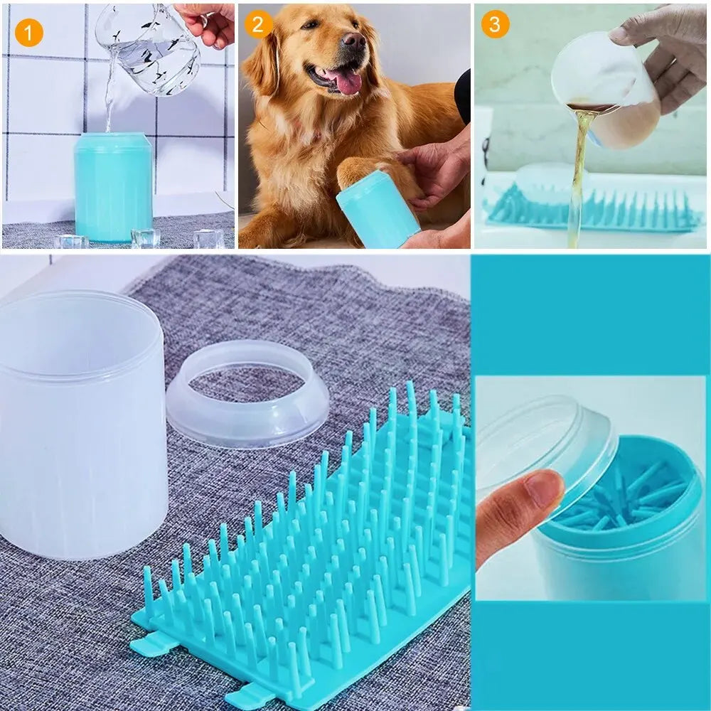Portable Pet Paw Cleaner Cup – Pupmate Dog Paw Cleaner & Cat Foot Washing Tool