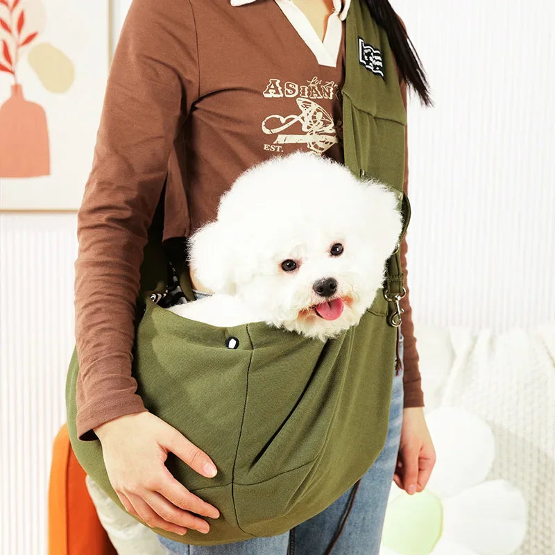 Comfortable Pet Sling Carrier Bag for Cats & Small Dogs
