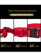 Durable Nylon Dog Collar & Reflective Leash Set – Tactical Training