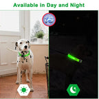 USB Rechargeable LED Glowing Dog Collar – Adjustable Night Safety