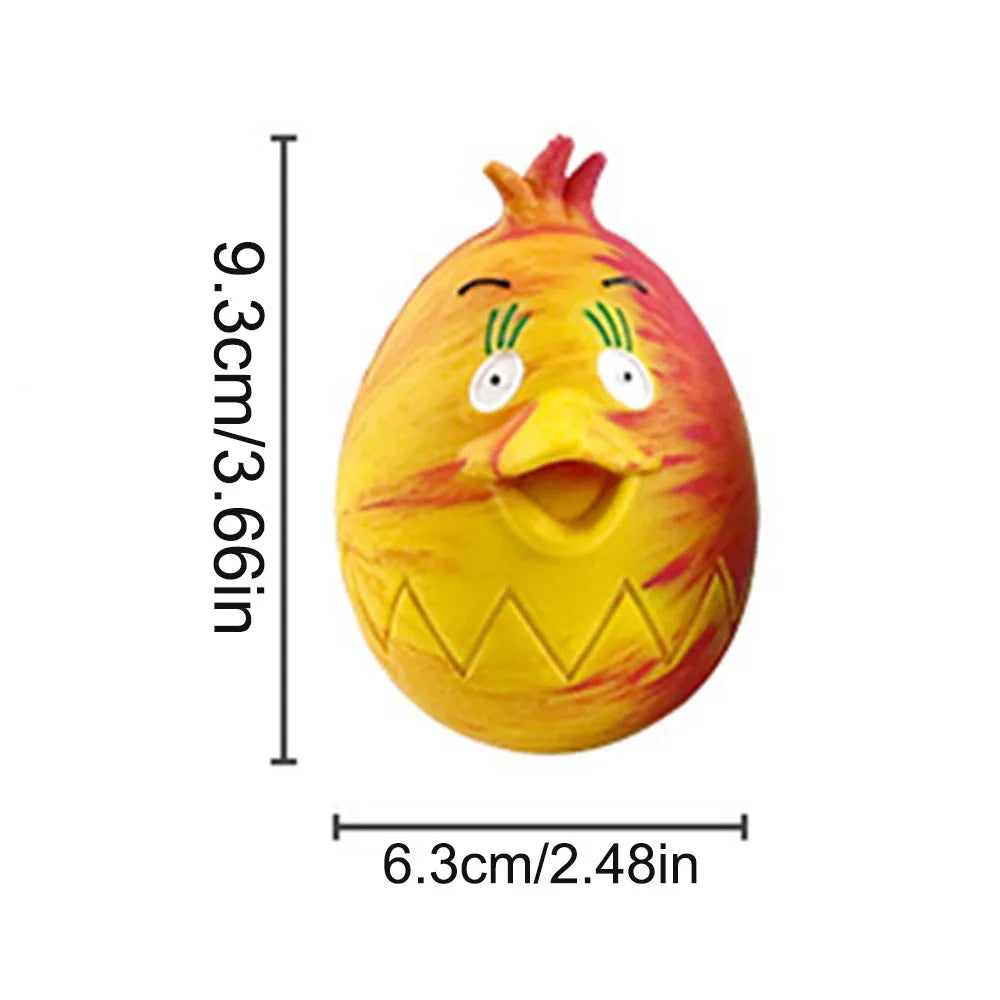 Easter Dog Toys - Durable Rubber Squeaky Chew Toys