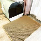 Waterproof Double Layer Cat Litter Mat – Trapping Pad for Easy Clean