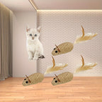 Sisal Mouse Cat Toy – Bite-Resistant Interactive Plush (1/4pcs)
