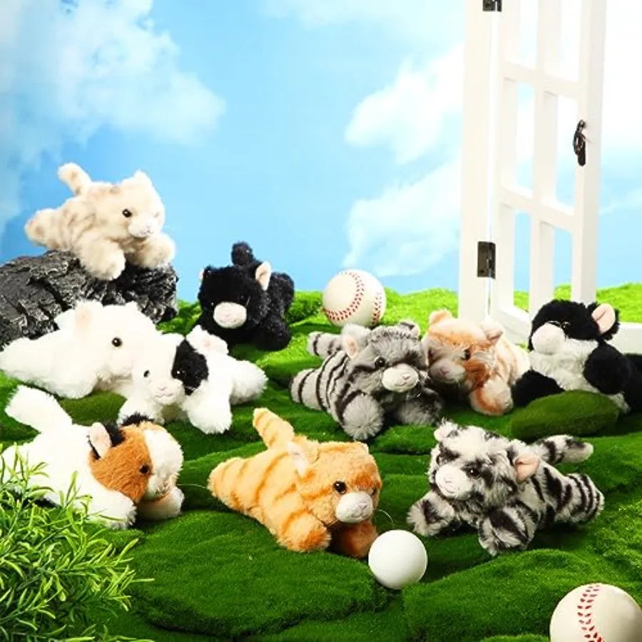 Cat Stuffed Animals - Soft Fluffy Cat Plush Toys