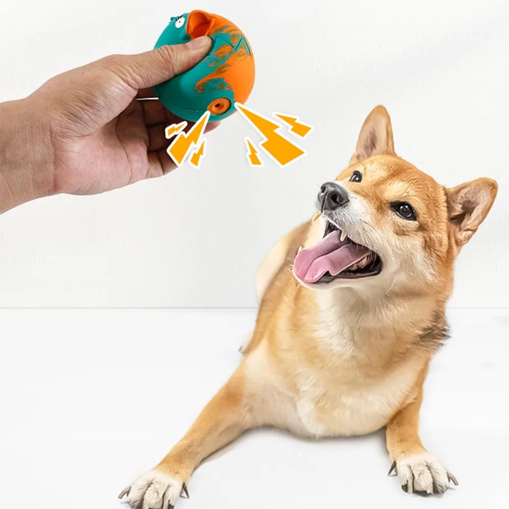 Easter Dog Toys - Durable Rubber Squeaky Chew Toys