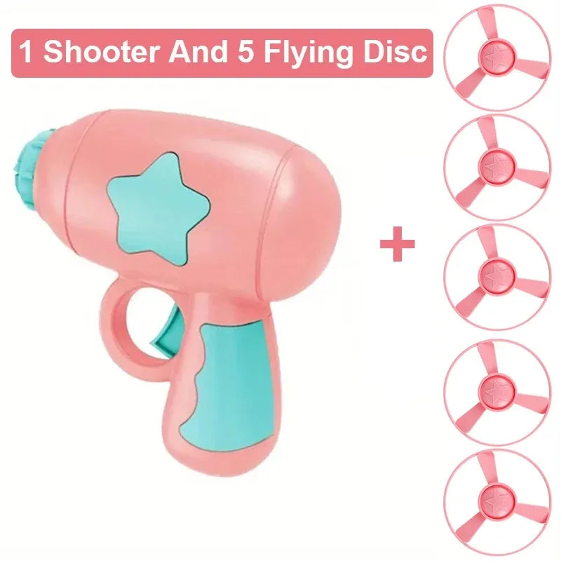 Interactive Cat Toy – Flying Disc Shooting Gun
