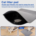 Waterproof Double Layer Cat Litter Mat – Trapping Pad for Easy Clean