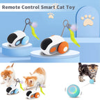 Smart Interactive Pet Car Toy – Remote Moving Toy for Cats & Dogs