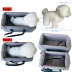 Dog Car Seat Bed & Portable Carrier for Small Pets